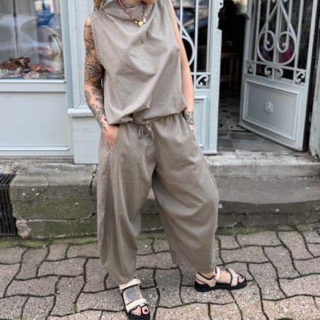 Pantalon BAGGY beige